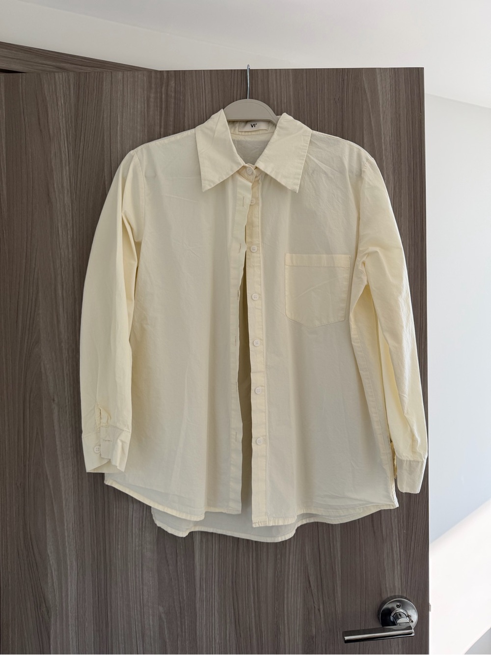 Butter Yellow Button-Up Shirt